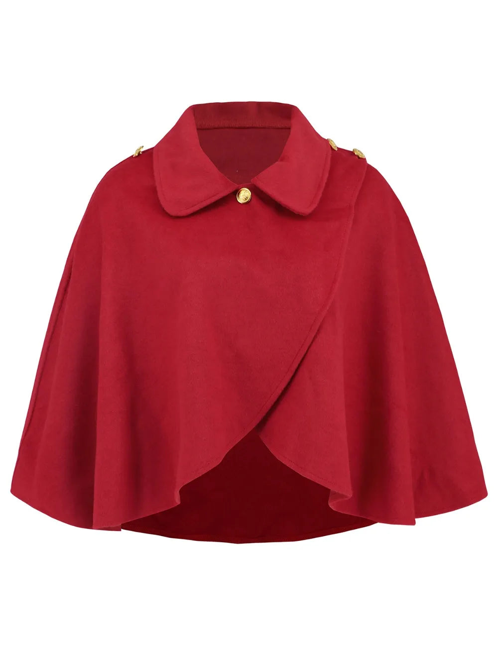 Collared Neck Cropped Cape - Redemption By Ashley North