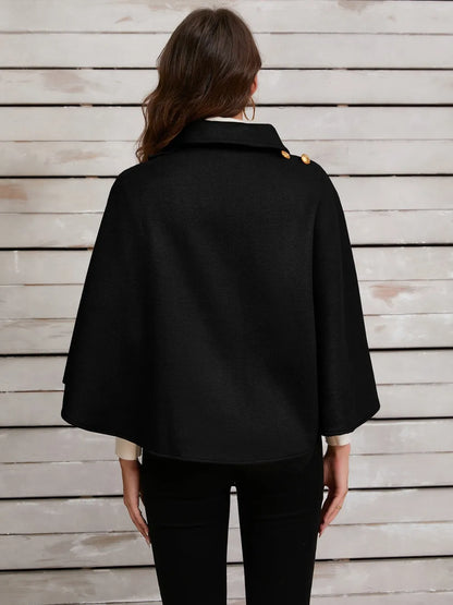 Collared Neck Cropped Cape - Redemption By Ashley North