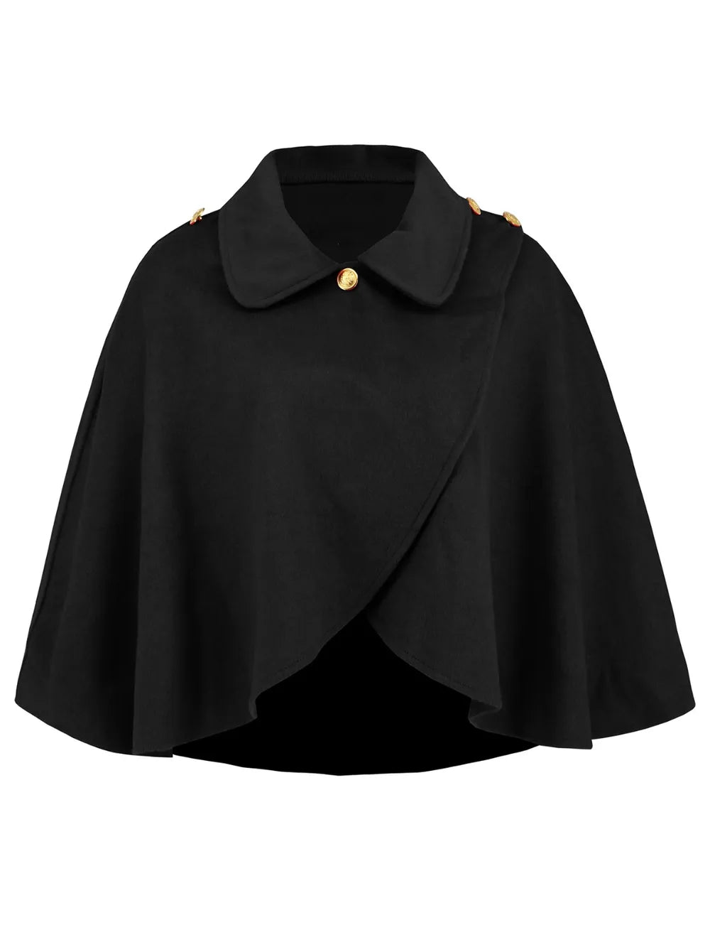 Collared Neck Cropped Cape - Redemption By Ashley North