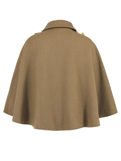 Collared Neck Cropped Cape - Redemption By Ashley North