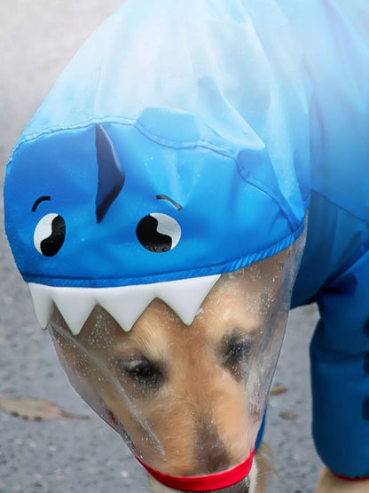 Dinosaur Style Waterproof Dog Raincoat with Hood - Redemption By Ashley North