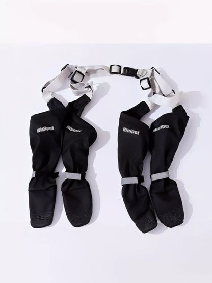 Dog protective legging pet shoes from Trendsi, designed to protect a dog's legs and paws, shown on a small dog.