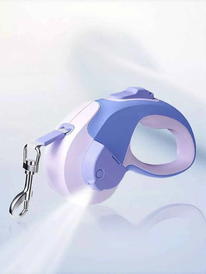 Purple 3m Trendsi dog leash with ergonomic handle, designed for comfortable, effortless control during walks.