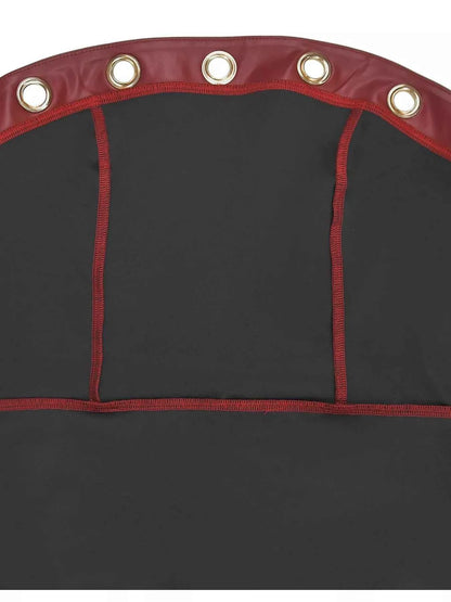 Burgundy slit tube bodycon midi dress from Trendsi, featuring a fitted silhouette and stylish design for elegant occasion wear.
