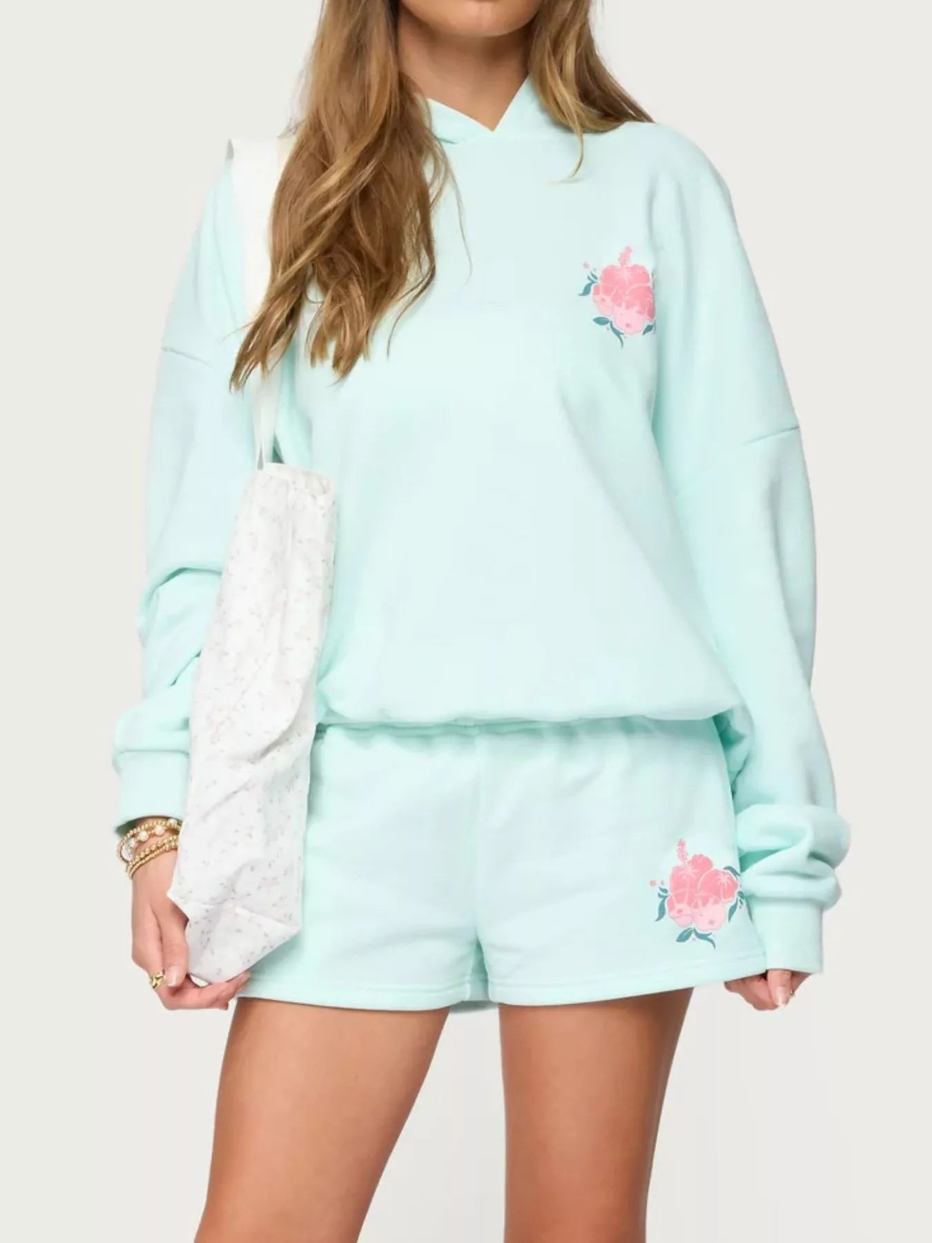 Drop Shoulder Graphic Hoodie with Kangaroo Pocket - Redemption By Ashley North
