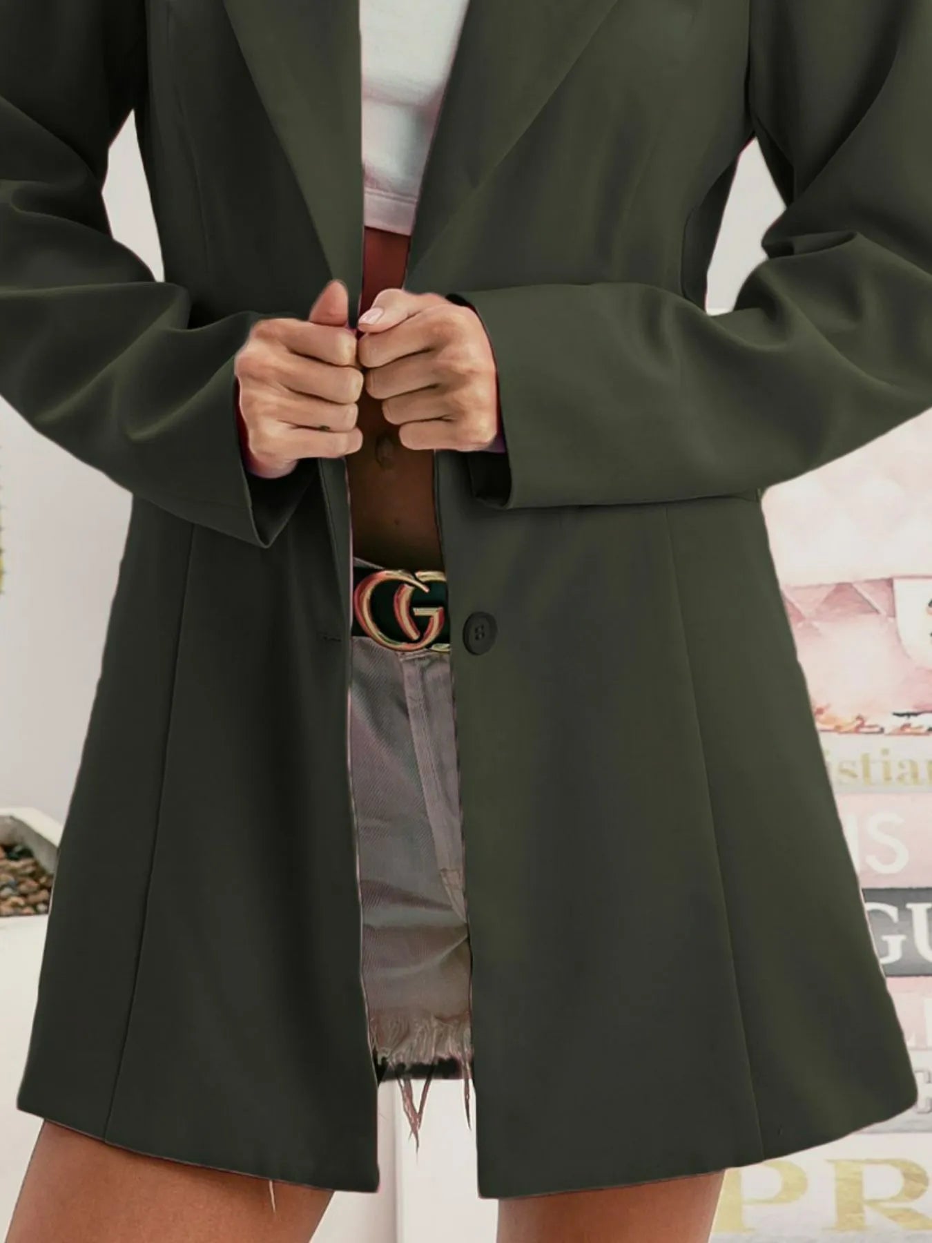 BiBi Single Breasted Peaked Lapel Blazer - Redemption By Ashley North