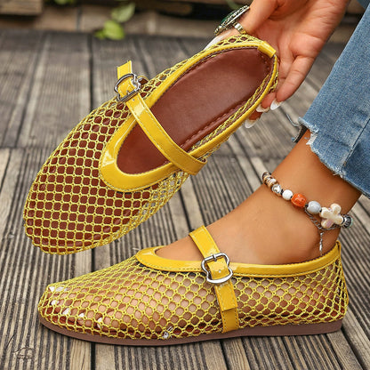 Trendsi round toe slip-on shoes with sleek design, featuring a comfortable fit and casual style perfect for everyday wear.