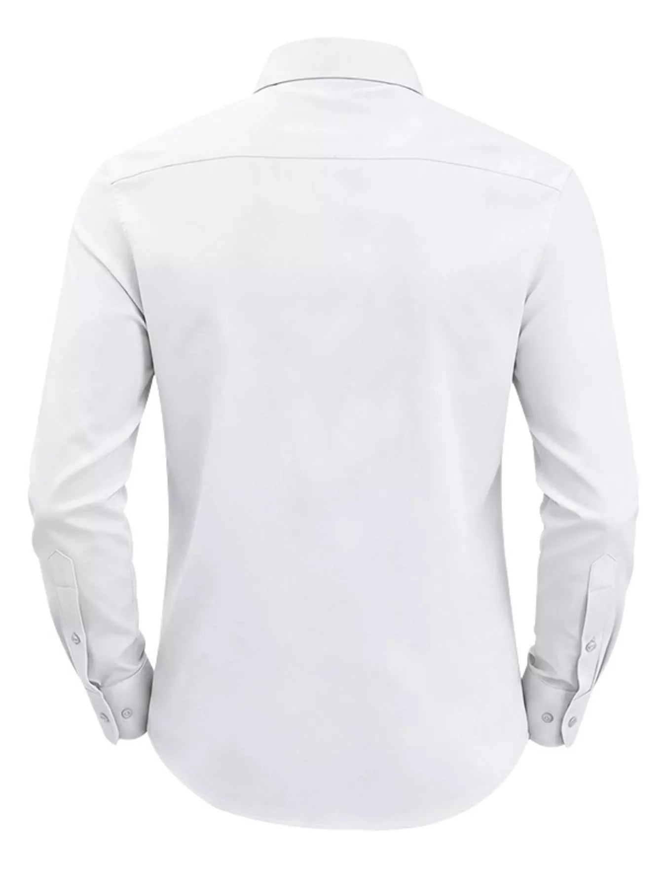 Pink men's full-size slim fit button-up shirt by Trendsi, showcasing a tailored look with a classic collar and long sleeves.