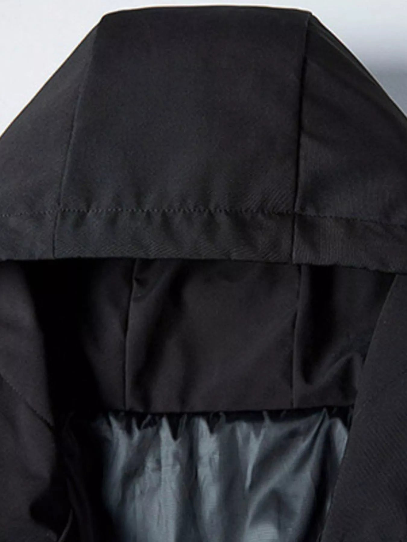Full-size men's casual hooded zip-up outerwear by Trendsi, sage-colored, comfortable plus-size jacket with front pockets.