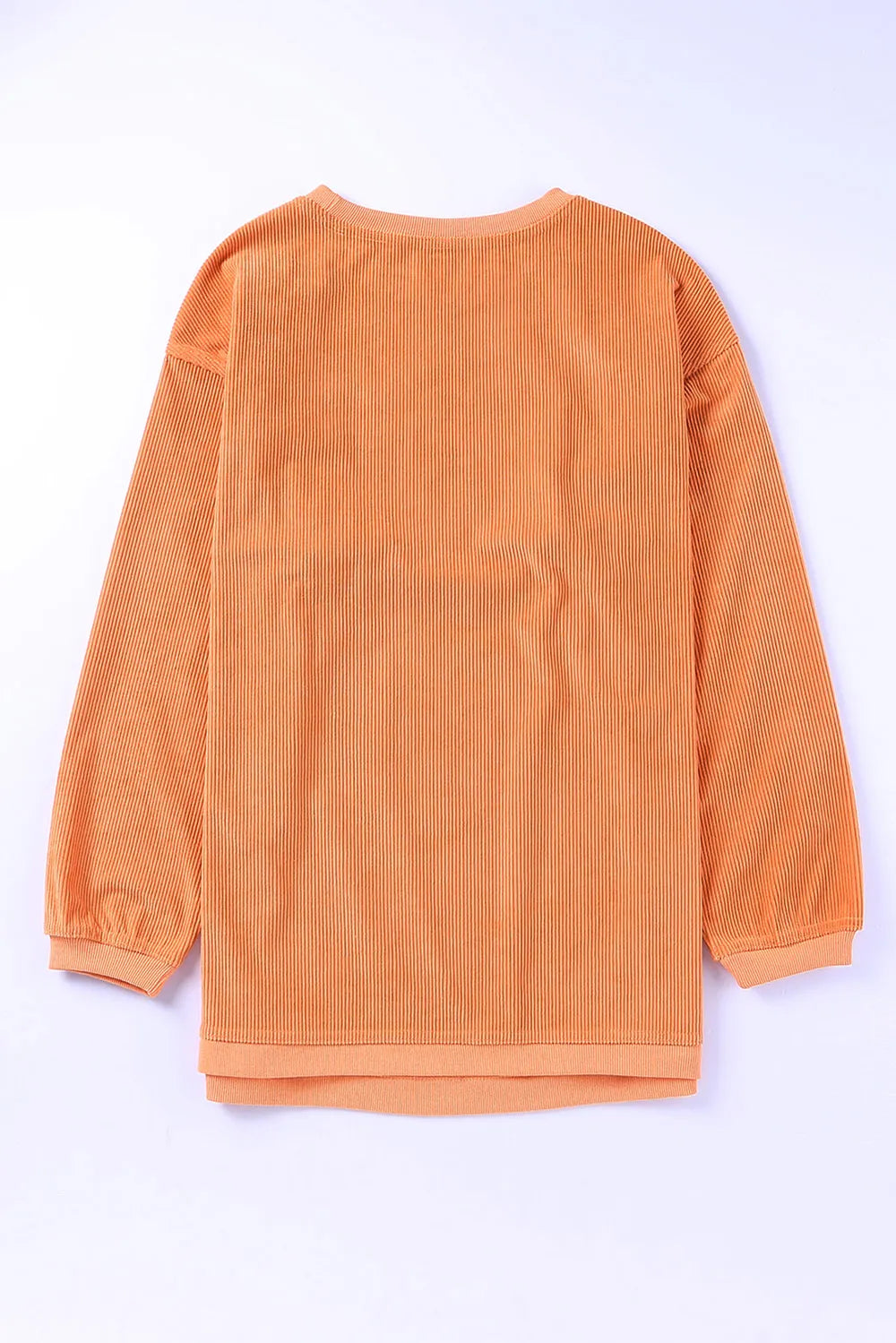 Oversized star sweatshirt by Trendsi in sherbet color, featuring a cozy fit and stylish casual design for effortless comfort.