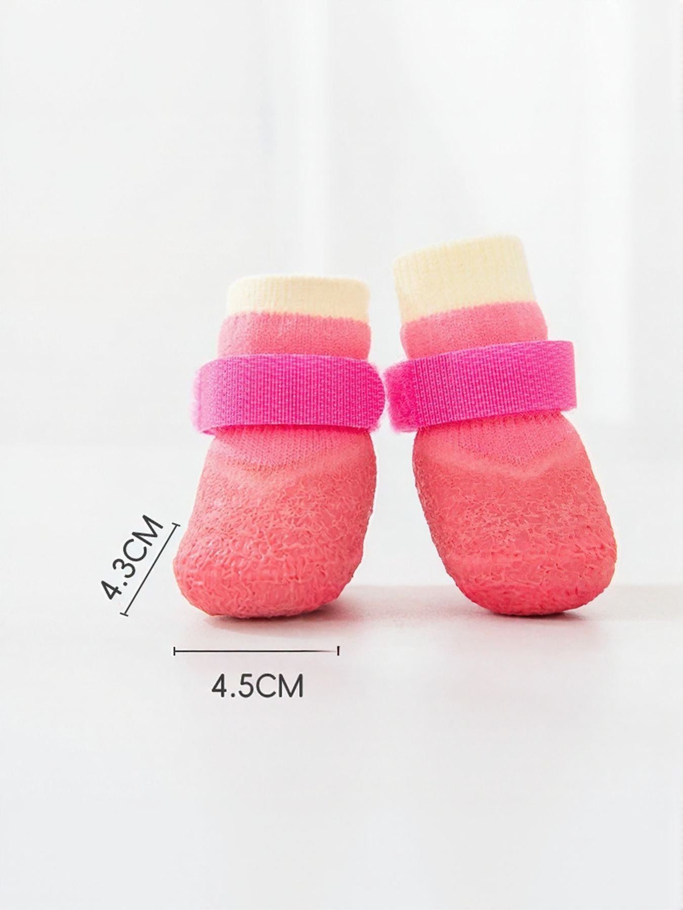 Sky blue waterproof anti-slip pet shoes by Trendsi, showing soft fabric, non-slip soles, and secure fit for dogs or cats.