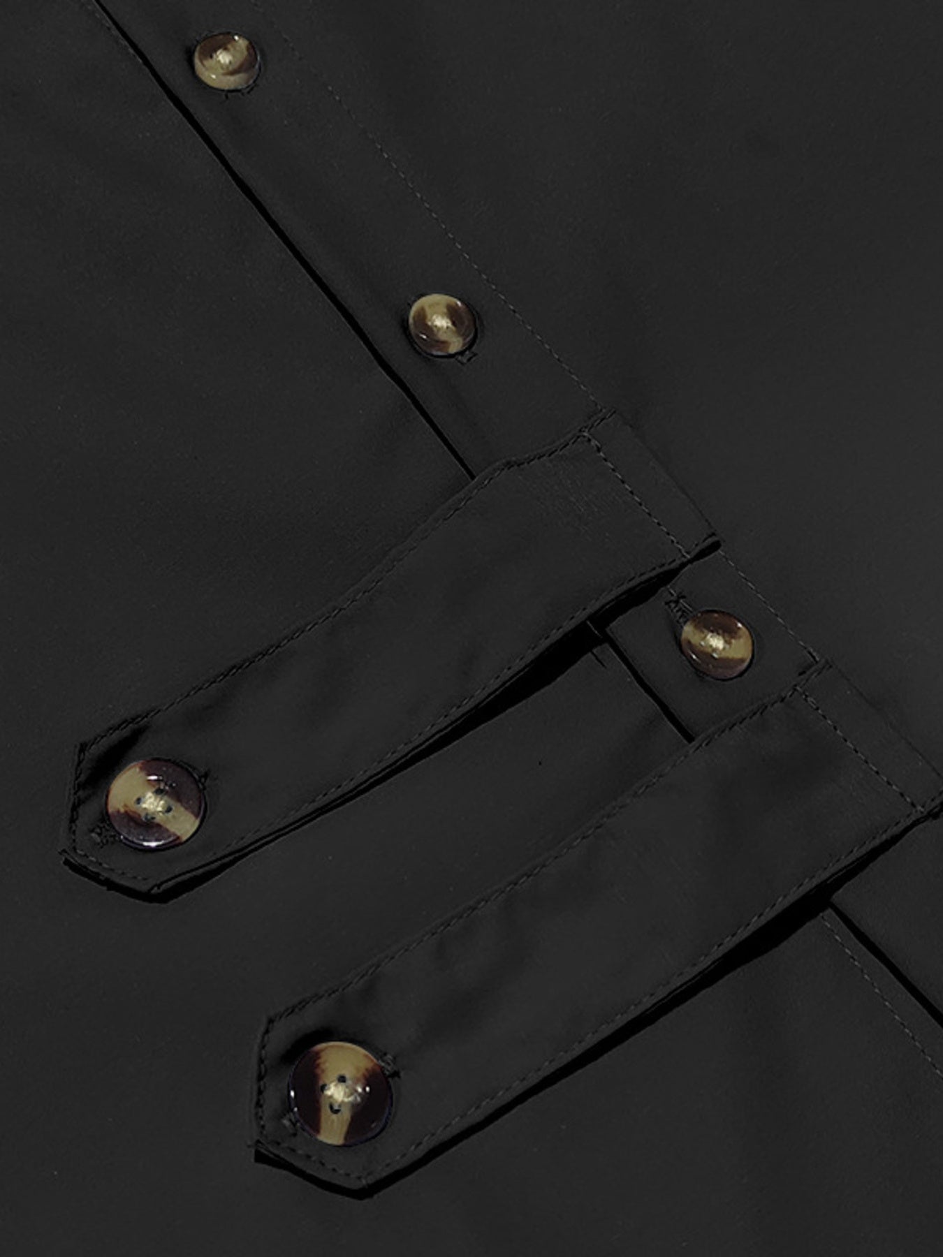 White men's full-size casual button-up shirt by Trendsi, shown on a model, with a classic collar and long sleeves.