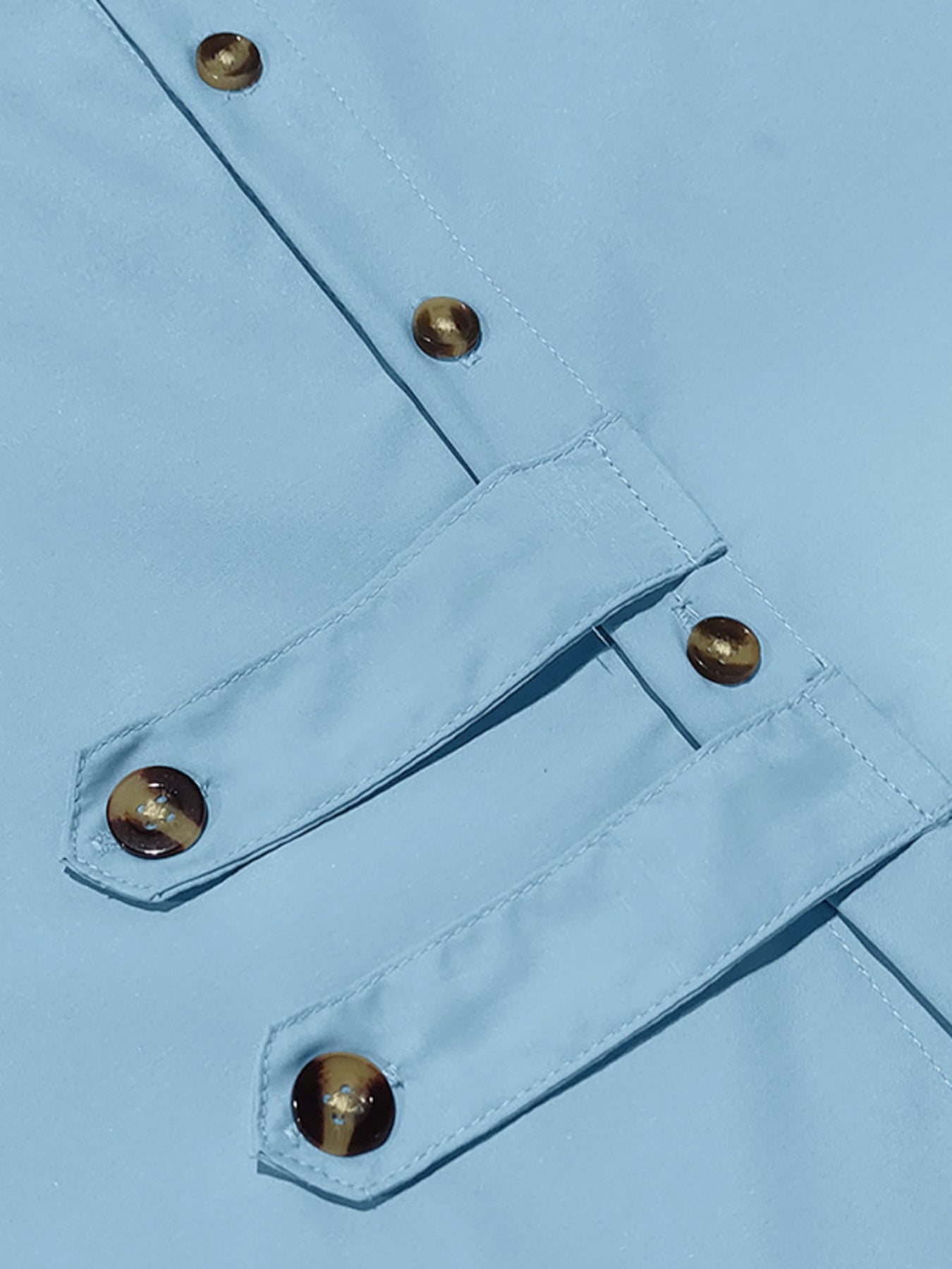 White men's full-size casual button-up shirt from Trendsi, featuring a classic collar and long sleeves, suitable for everyday wear.