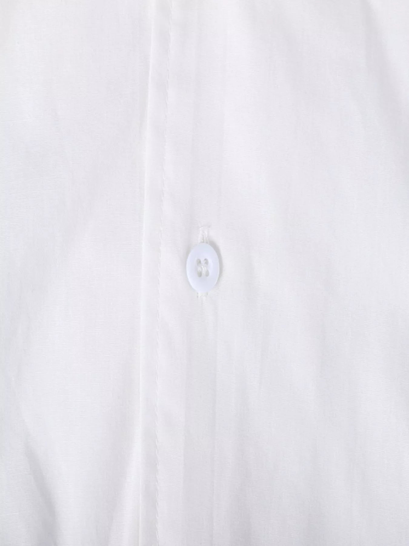 White men's full size casual short-sleeve shirt by Trendsi, relaxed fit, lightweight fabric, suitable for everyday wear.