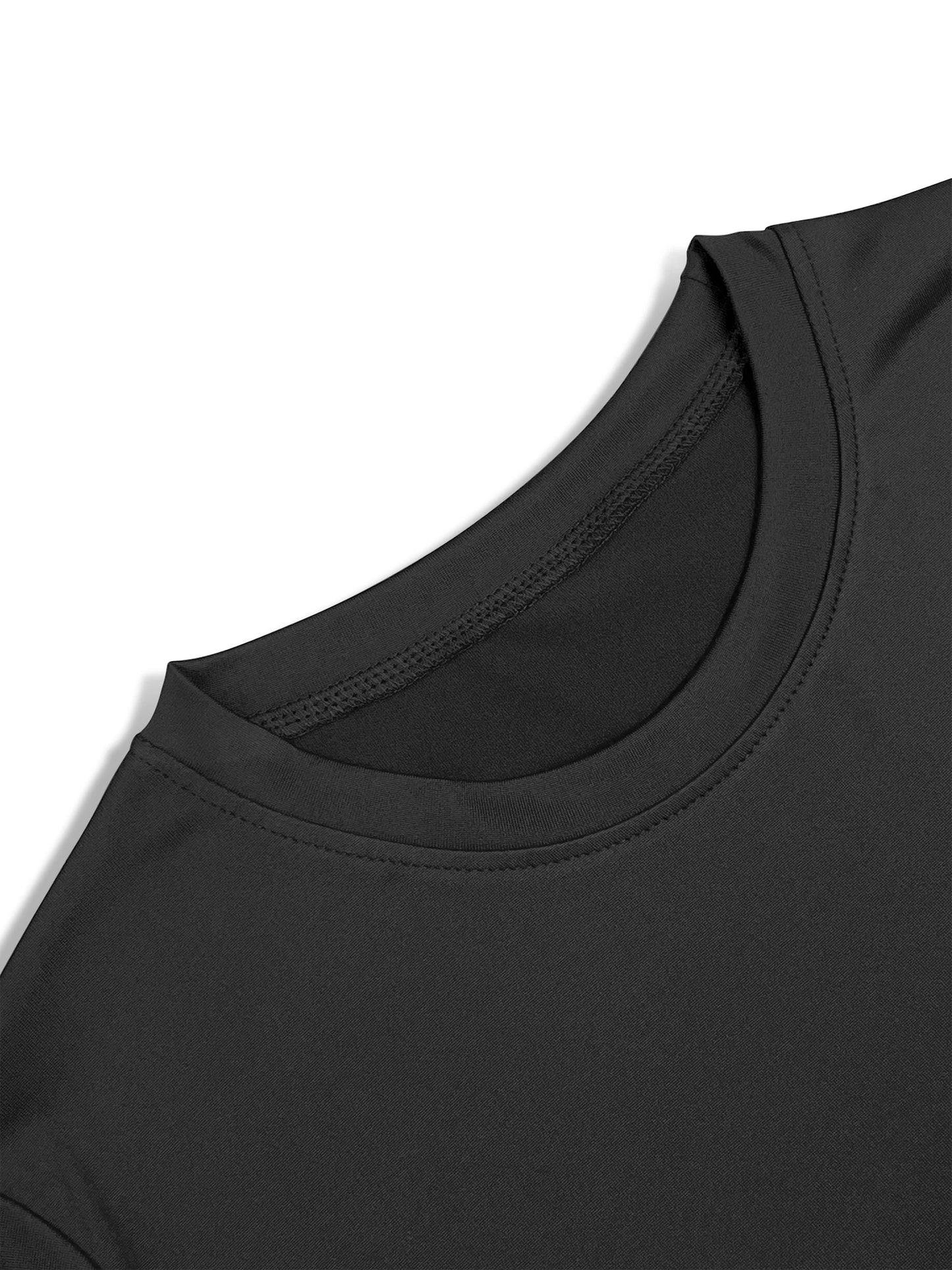 Ladies Y2K Spicy Girl Crew Neck Cropped Long Sleeve T-shirt Solid Soft Stretch Slim Tee Autumn Daily Street Casual Tops